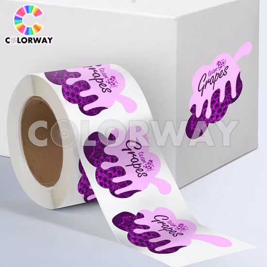 Cura della pelle Trucco Impermeabile Design personalizzato Rotolo Olografico Oro Argento Hot Foil Profumo Pacchetto cosmetico Stampa Carta adesiva Etichetta adesiva bottiglia di plastica