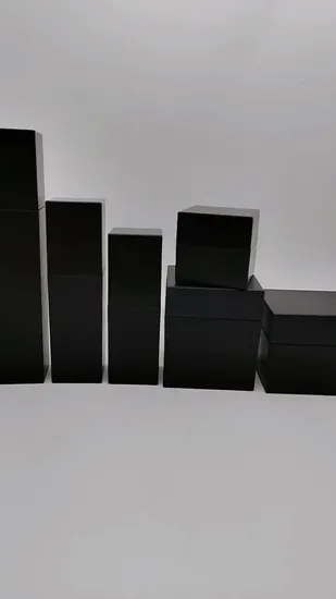 Confezione di fascia alta 15 30 50 G 30 50 80 120 Ml Confezione di bottiglie per lozione in vetro cosmetico Set Contenitore per la cura della pelle di lusso con fondo spesso